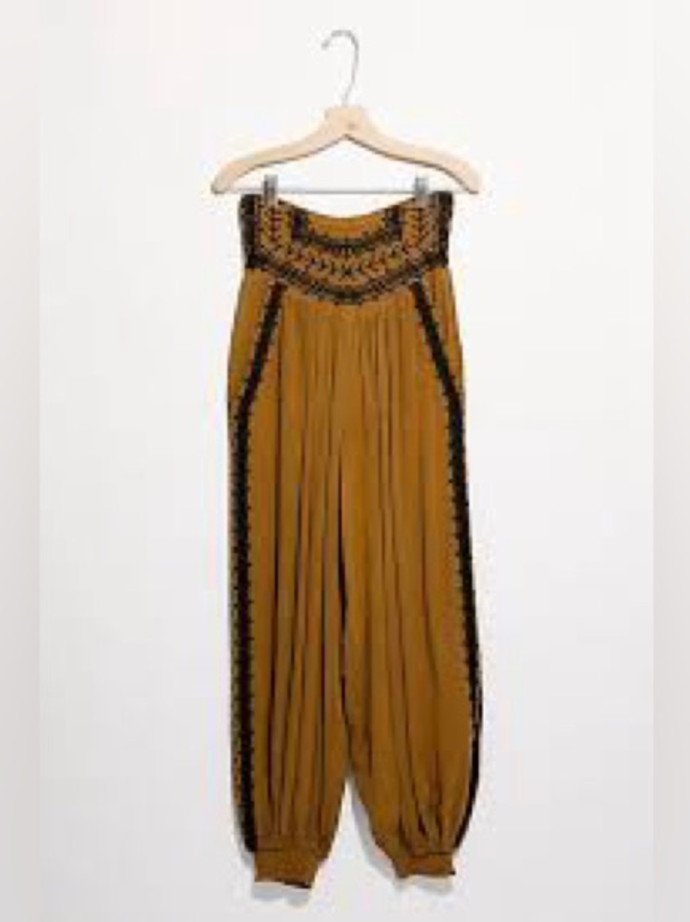 FREE PEOPLE WILLOW EMBROIDERED BALLON PANT | MEDIUM